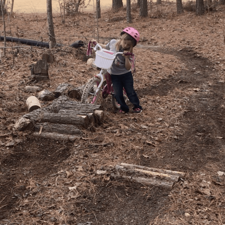 Katy and the log rollers