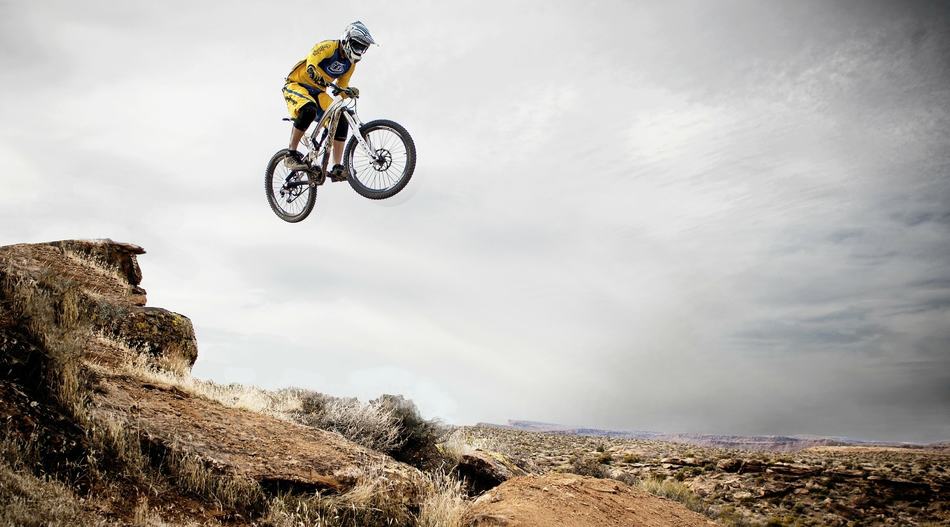 What is Hucking a Mountain Bike
