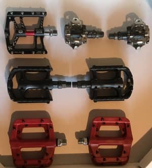 Clip and Clip-less Pedals
